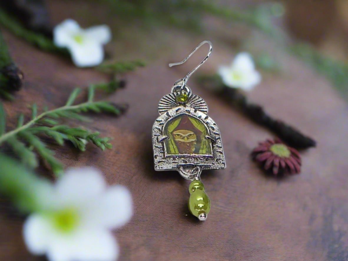 https://www.artistryjewelry.net/products/lovely-owl-in-the-window-earrings