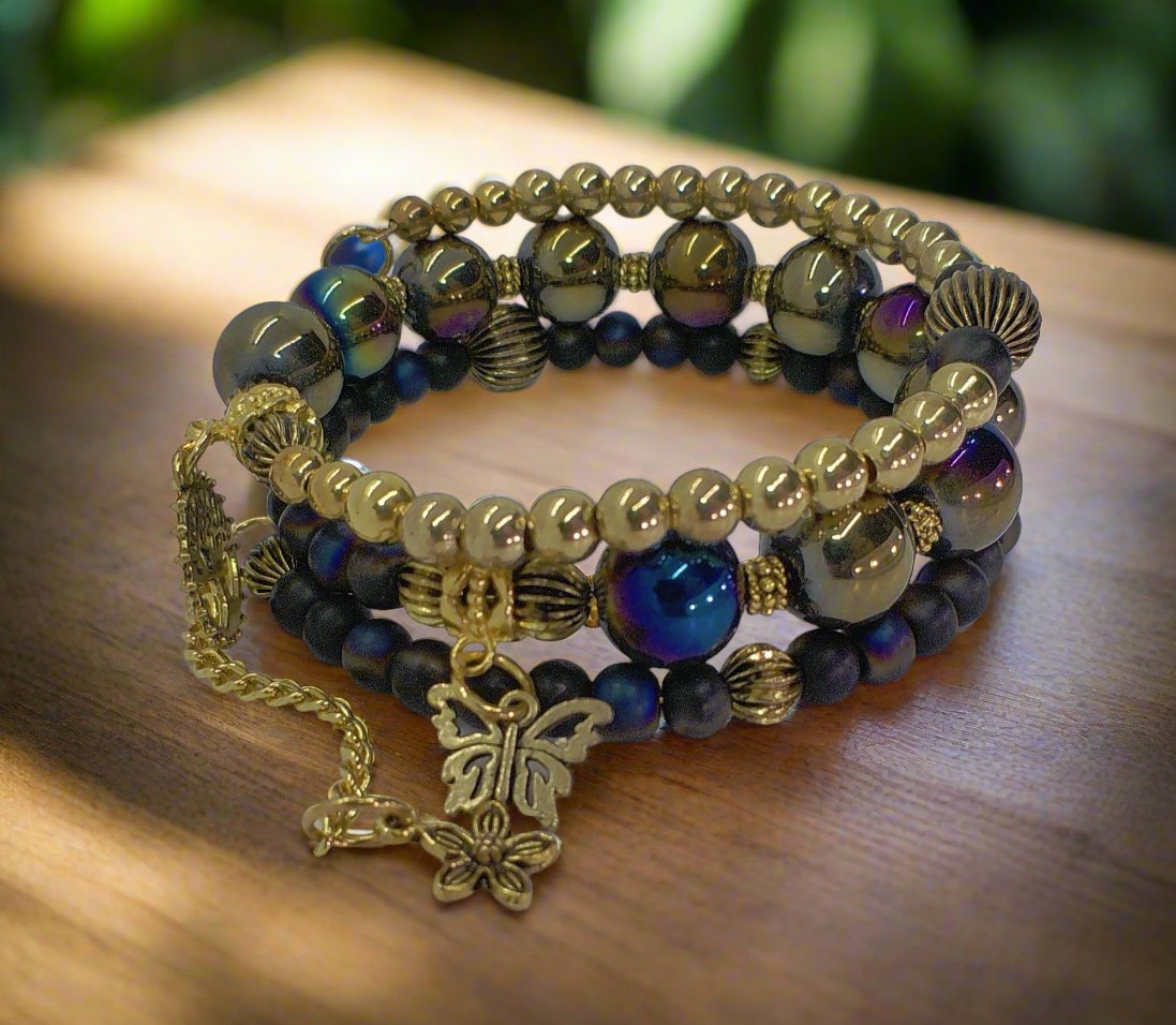 Go To: https://www.artistryjewelry.net/products/amazing-purple-dreams-bracelet