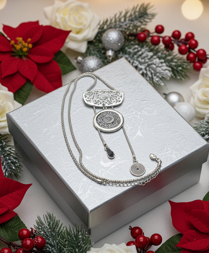 Exciting Metal Net Necklace