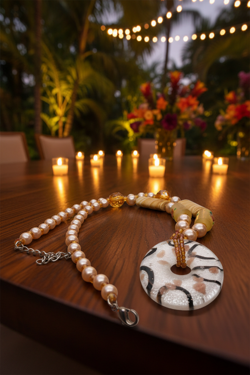 Charming Tan Necklace
