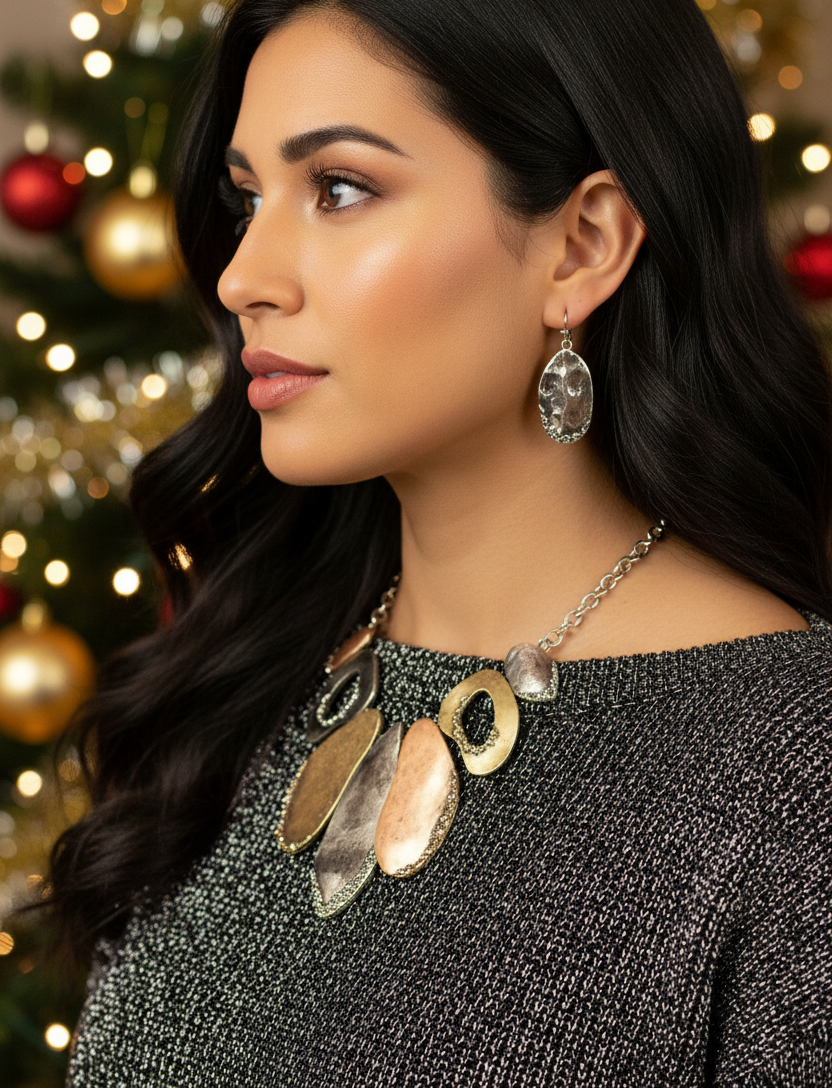 Fabulous Mixed Metals Necklace Set