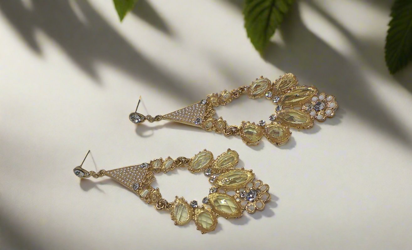 Beautiful Rose Gold Chandelier Earring