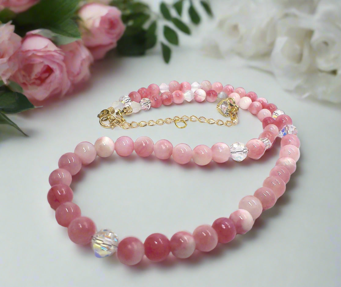 https://www.artistryjewelry.net/products/lovely-pink-and-white-jasper-crystal-beaded-necklace-handcrafted-by-artistry-jewelry