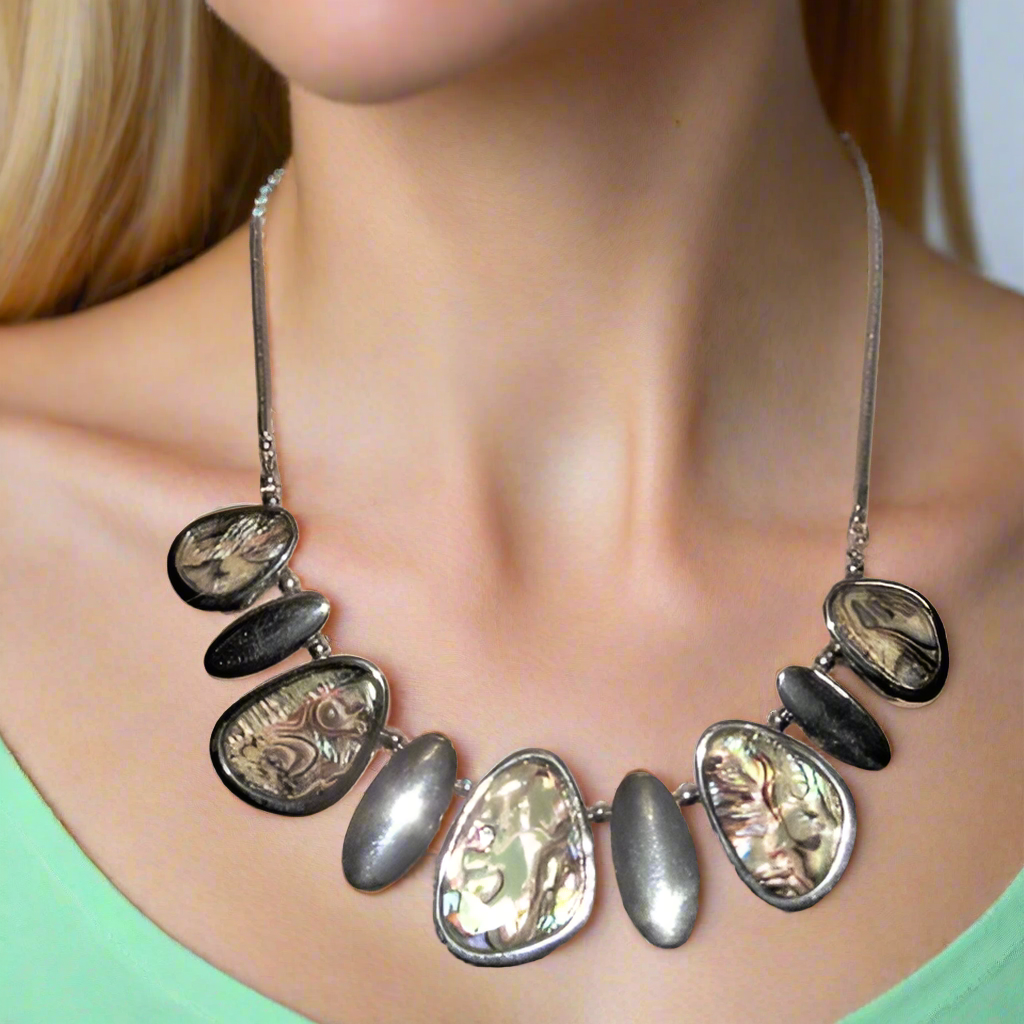Gorgeous Abalone Necklace Set
