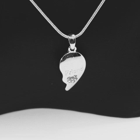 Best Friends Forever Dual Necklace -- A and C