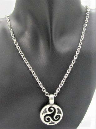 Triple Spiral Necklace