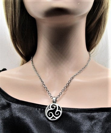 Triple Spiral Necklace