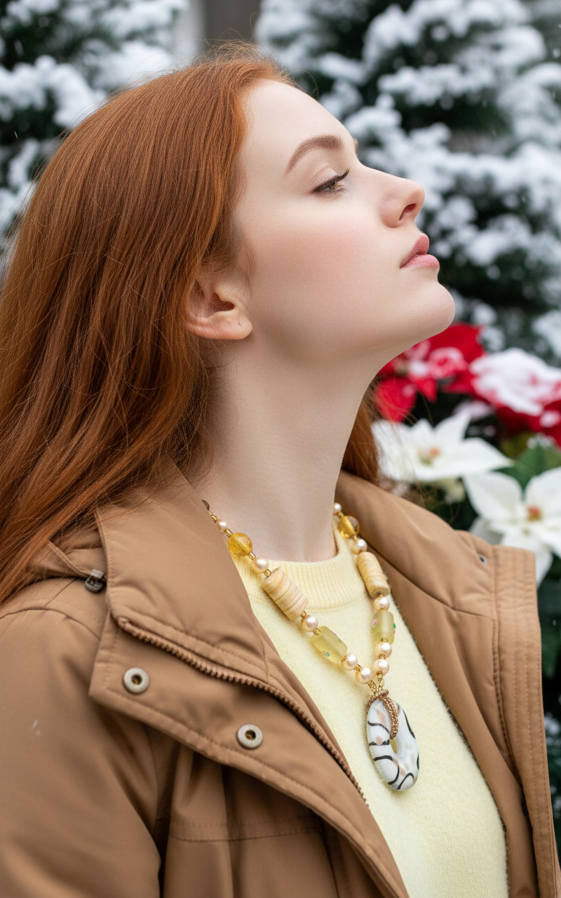 Charming Tan Necklace