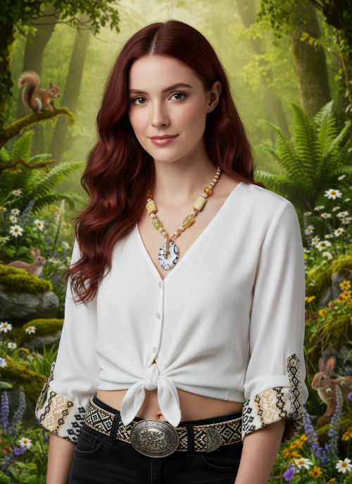 Charming Tan Necklace