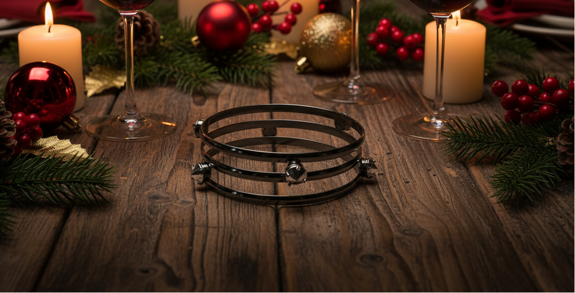 Exciting Triple Bangle Spike Bracelet