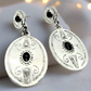 Special Silver Oval Fashion Earrings