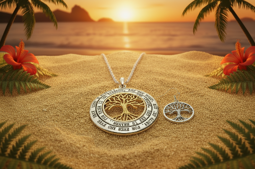 Loving Tree of Life Necklace Set