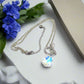 Gorgeous Baroque Teardrop Crystal, Rolo Chain Necklace - by Artistry Jewelry