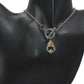 Gorgeous Baroque Teardrop Crystal, Rolo Chain Necklace - by Artistry Jewelry