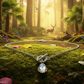 Gorgeous Baroque Teardrop Crystal, Rolo Chain Necklace - by Artistry Jewelry