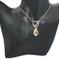 Gorgeous Baroque Teardrop Crystal, Rolo Chain Necklace - by Artistry Jewelry