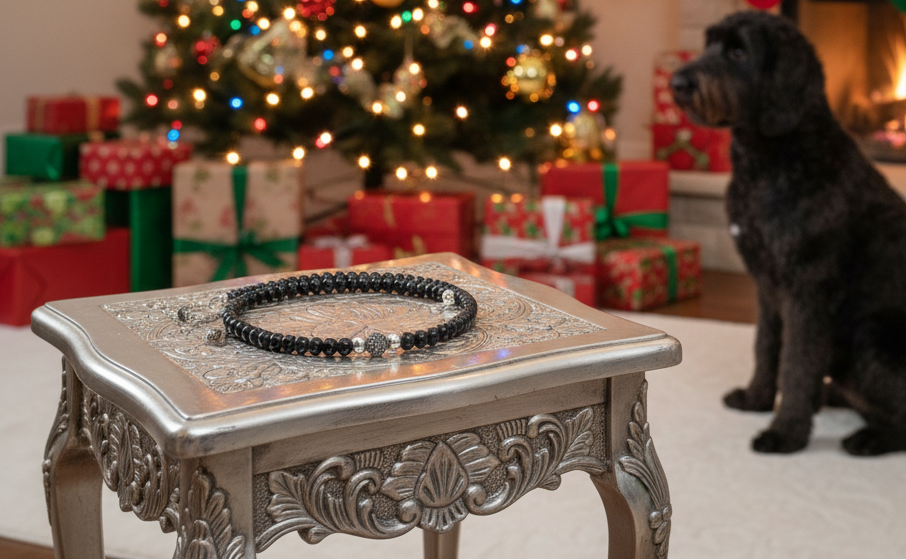 Lovely Black Pearl Beads, Cubic Zirconia, and Silver Rondelles, One-of-a-Kind, Beaded Necklace-handcrafted by Artistry Jewelry