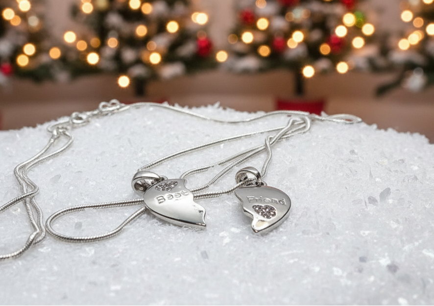 Best Friends Forever Dual Necklace -- B