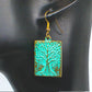 Lovely Patina Tree of Life Drop Earrings-by Artistry Jewelry