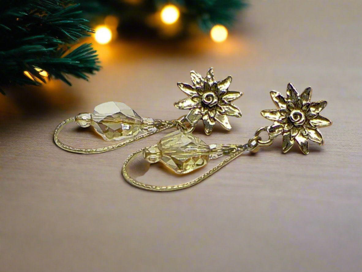 https://www.artistryjewelry.net/products/swarvorski-golden-shadow-earrings