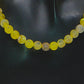 Fabulous Yellow Fire Agates and Cubic Zirconia Semi-precious, One-of-a-Kind, Beaded Necklace - handcrafted by Artistry Jewelry