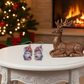 Joyful Christmas Santa Earrings