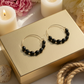 Black Wire Hoop Earrings