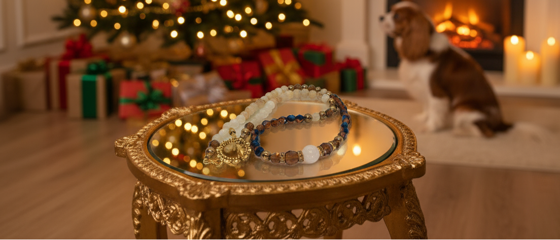 Beautiful Natural Italian Onyx, Quartz, and Crystals, One-of-a-Kind, Semi-precious Necklace-B-handcrafted by Artistry Jewelry