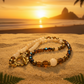 Beautiful Natural Italian Onyx, Quartz, and Crystals, One-of-a-Kind, Semi-precious Necklace-B-handcrafted by Artistry Jewelry