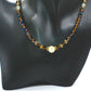 Beautiful Natural Italian Onyx, Quartz, and Crystals, One-of-a-Kind, Semi-precious Necklace-B-handcrafted by Artistry Jewelry
