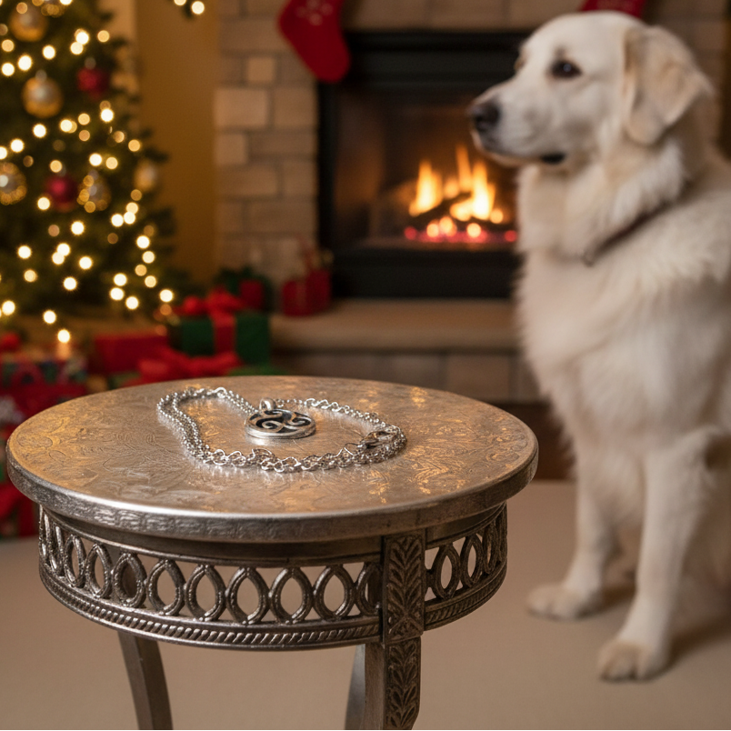 Triple Spiral Necklace