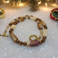 Beautiful Natural Italian Onyx, Quartz, and Crystals, One-of-a-Kind, Semi-precious Necklace-A-handcrafted by Artistry Jewelry