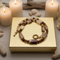 Beautiful Natural Italian Onyx, Quartz, and Crystals, One-of-a-Kind, Semi-precious Necklace-A-handcrafted by Artistry Jewelry