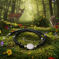 Exciting Black Satin Beads with Silver Hematite, One-of-a-Kind Necklace - hand crafted by Artistry Jewelry