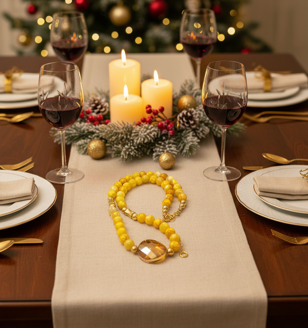 Exciting Yellow Fire Dragon Agates and Copper Crystal Twist, Semi-precious, One-of-a-Kind, Necklace - handcrafted by Artistry Jewelry