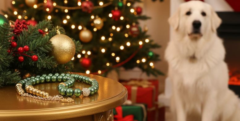 Stunning Cubic Zirconia, Czech Green Satin Beads, and Gold Hematite, Beaded Necklace, One-of-a-Kind, Crafted by Artistry Jewelry