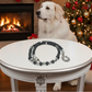 Fabulous Black & Gray Labrador, Black  Onyx and Black Diamond Crystals,_A Beaded Necklace