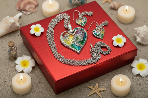 Fabulous Purple, Yellow, Red, Blue, Silver Colors and Fragile Rhinestones Chain Necklace Set A-by Artistry Jewelry