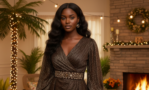 Lovely Smoky Topaz, Rivoli, Gold Drop Earrings- by Artistry Jewelry