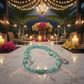 Beautiful Aqua, Semi-precious Necklace with Magnesite, and Hematite-A-handcrafted by Artistry Jewelry