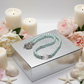 Beautiful Aqua, Semi-precious Necklace with a Cosmic Crystal, and Hematite-B-handcrafted by Artistry Jewelry