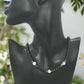 Magical Black Diamond Crystals, SP Hematite, Silver Cracked Glass Beads, One-of-a-Kind Necklace-crafted by Artistry Jewelry