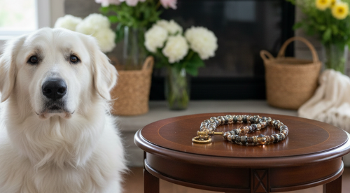 Amazing Crystal and Druk Brown Beaded,  One-of-a-Kind,  Necklace *handcrafted by Artistry Jewelry*