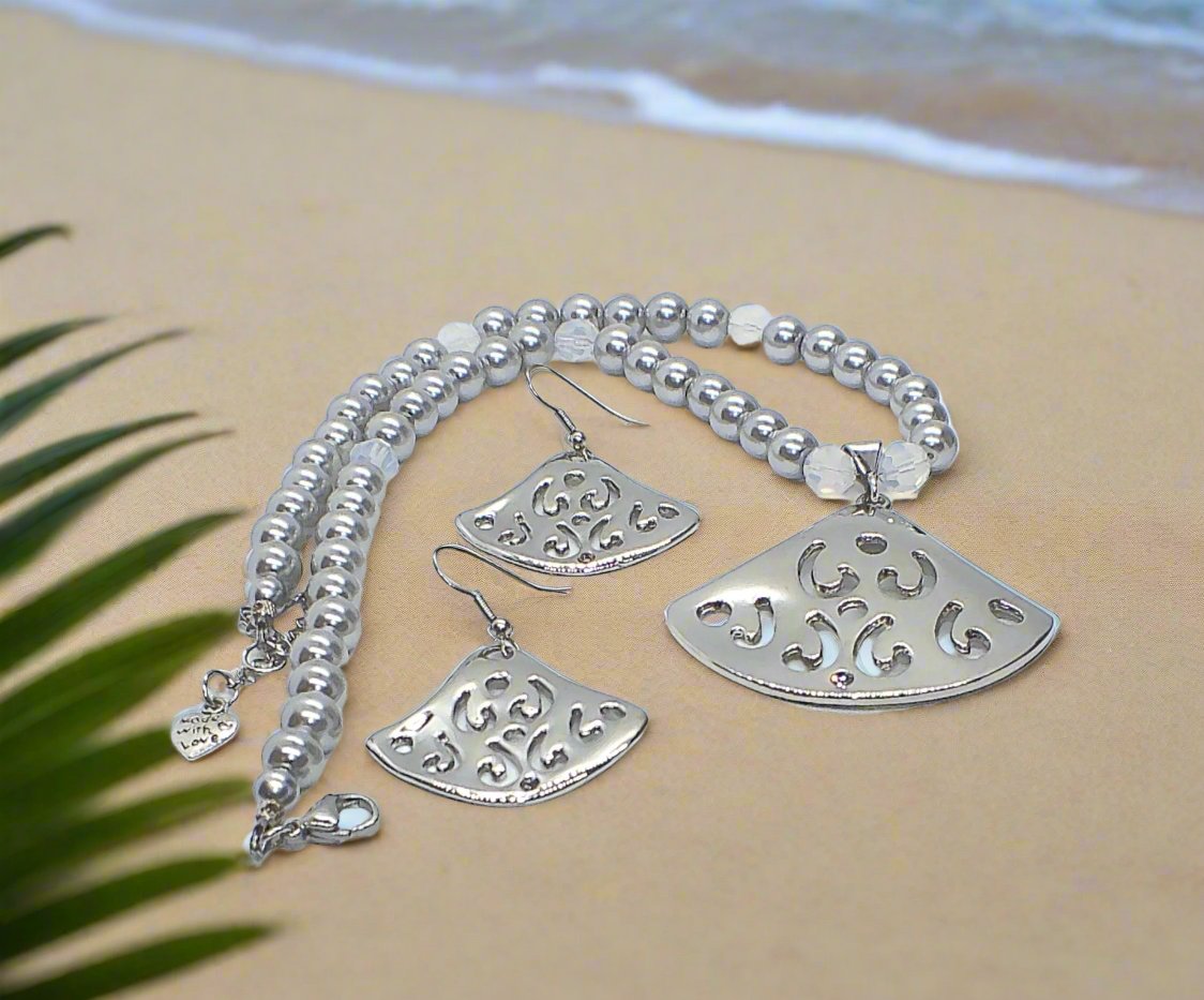 Go To: https://www.artistryjewelry.net/products/silver-beauty-necklace-set
