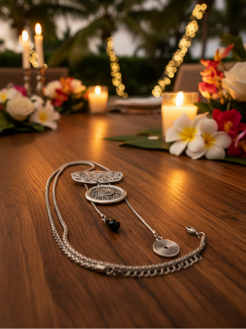 Exciting Metal Net Necklace