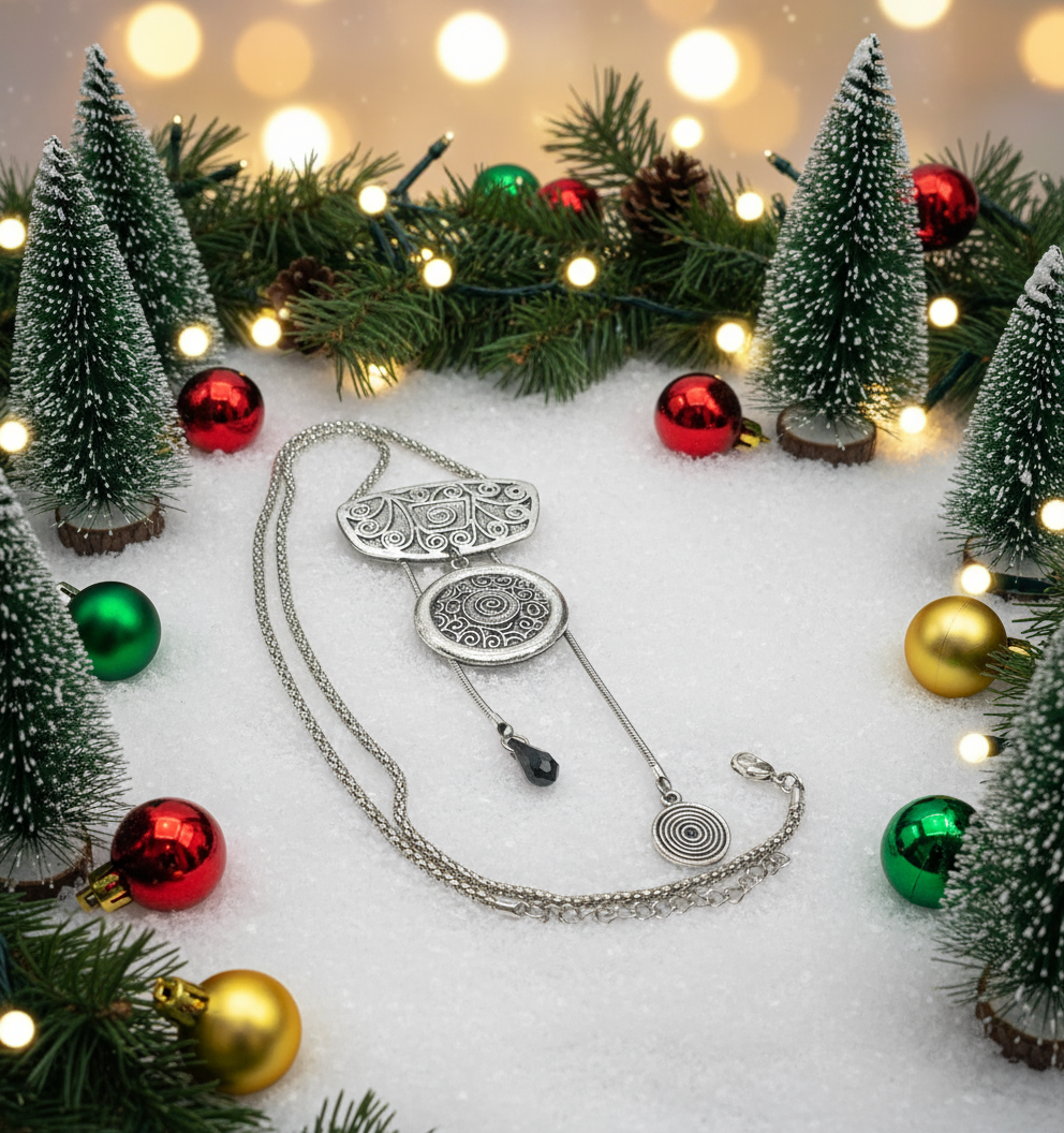 Exciting Metal Net Necklace