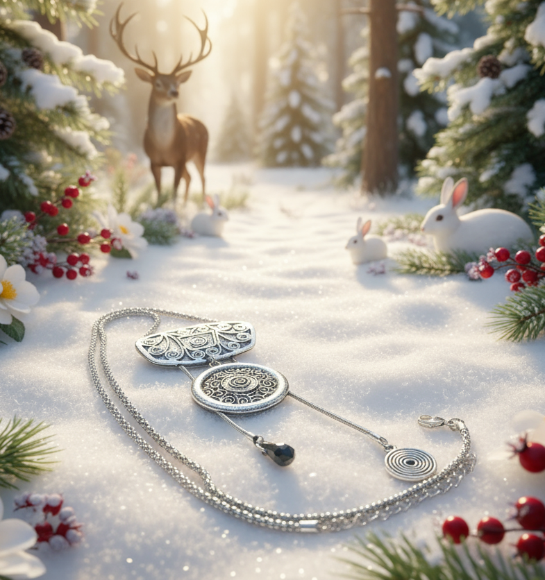 Exciting Metal Net Necklace