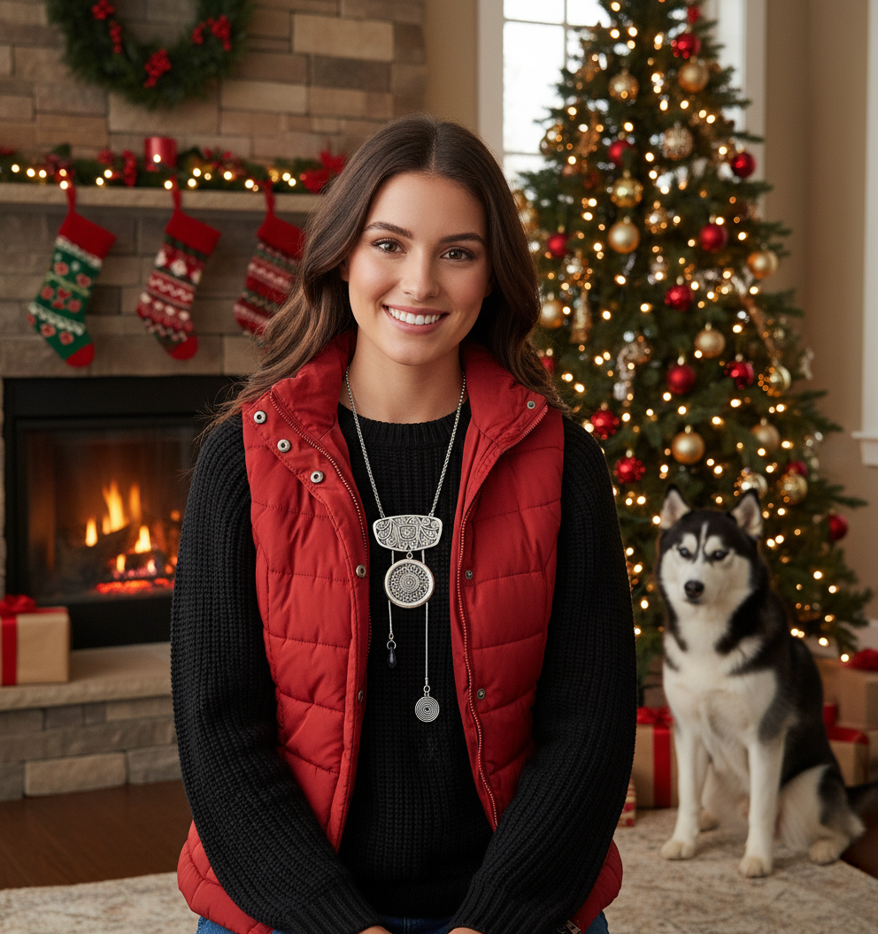 Exciting Metal Net Necklace