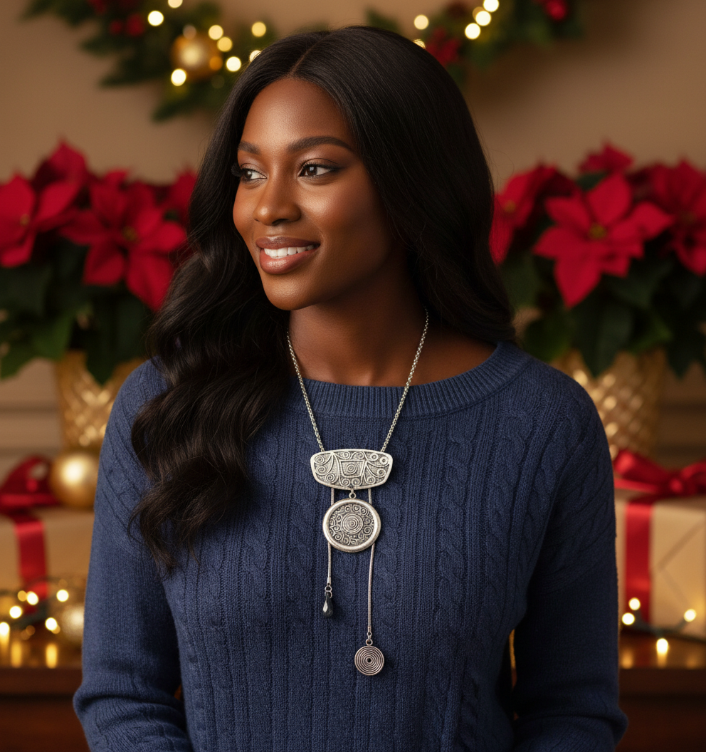 Exciting Metal Net Necklace