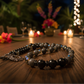 Lovely Black Onyx, Crystals, One-of-a-Kind, Beaded Necklace-crafted by Artistry Jewelry